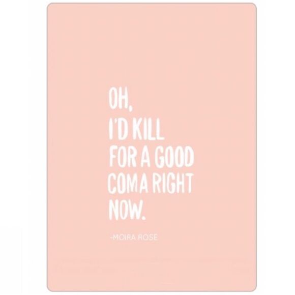 Schitt’s Creek “I’d Kill For a Good Coma” Magnet - Picture 2 of 2